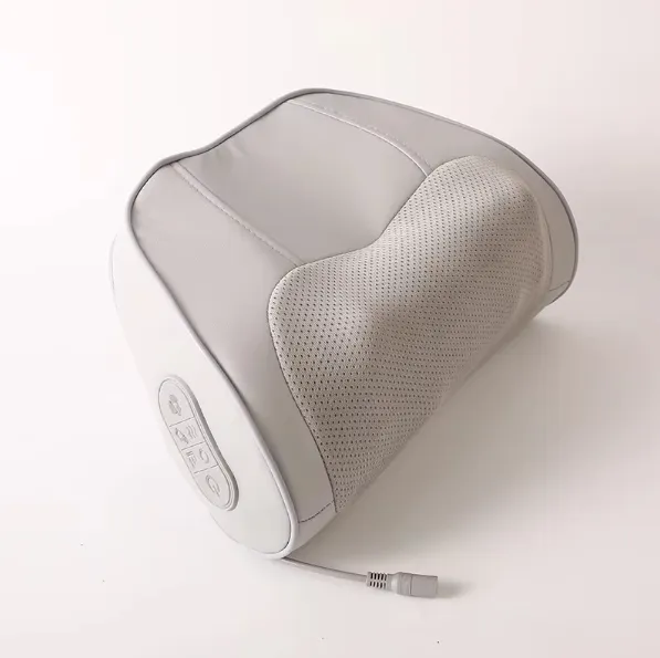 Shiatsu Massager Pillow with Heat – Deep Tissue Kneading for Neck Shoulder Back Pain Relief – Full Body Massage Cushion for Home