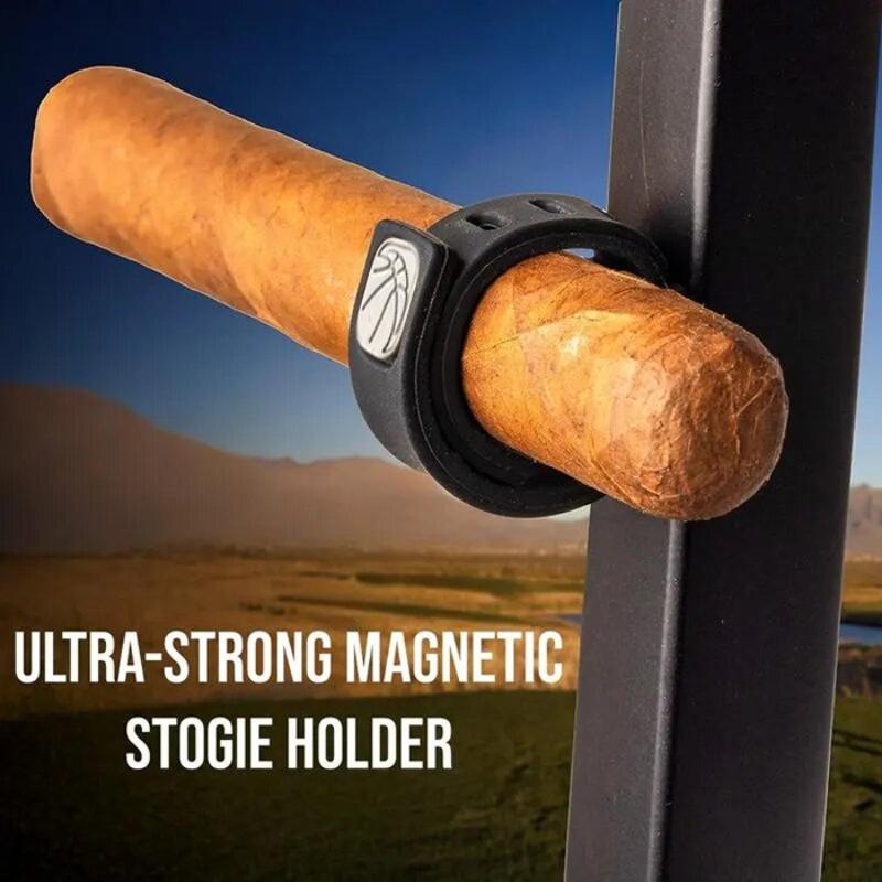 Magnetic Stogie Holder - Portable Stogie Clip for Golf, Fishing, Grilling, Camping & Sporting Events - Outdoor Gadgets & Accessory Gift