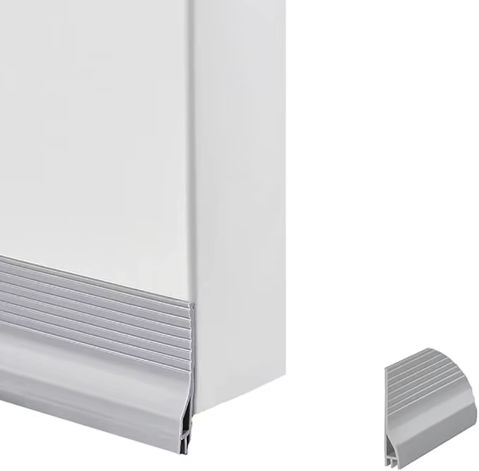 1pc Home Door Gap Seal Strip, Door Bottom Soundproof Insulation Seal, Bedroom Window Draft Insulator, TPE Material Door Weatherstrip (L)