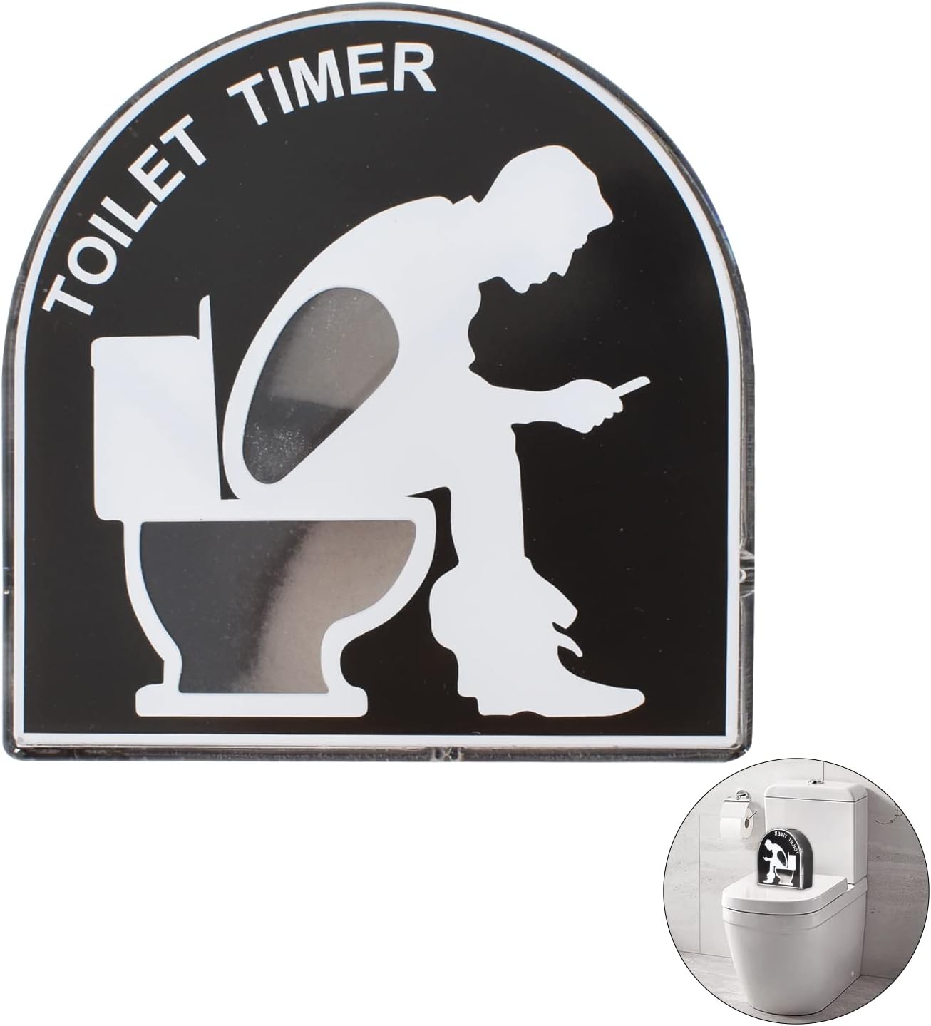 5 Minute Toilet Hourglass Timer, Children's Brushing Timing Tool, Creative Toilet Stool, Hourglass, Home Garden Home Decor Toy,