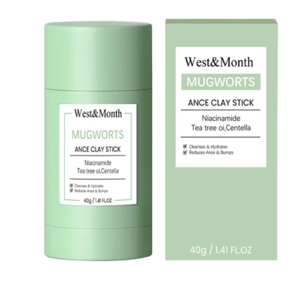 West & Month Blackhead Remove Solid Mud Film – 40g – Deep Pore Cleansing & Oil Control – Exfoliating Blackhead Mask – Matte Finish – For All Skin Types