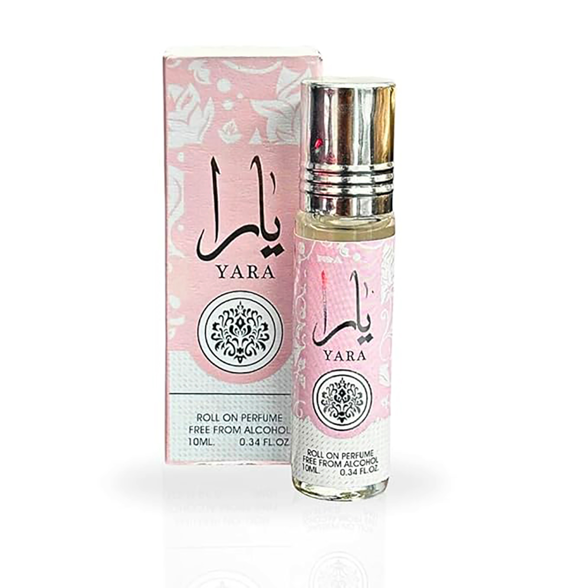 Ard Al Zaafaran Yara Perfume Roller for Women – 0.34 oz – Alcohol-Free Long Lasting Perfume Oil – Fruity Floral Gourmand Scent – Notes of Vanilla, Sandalwood, Musk