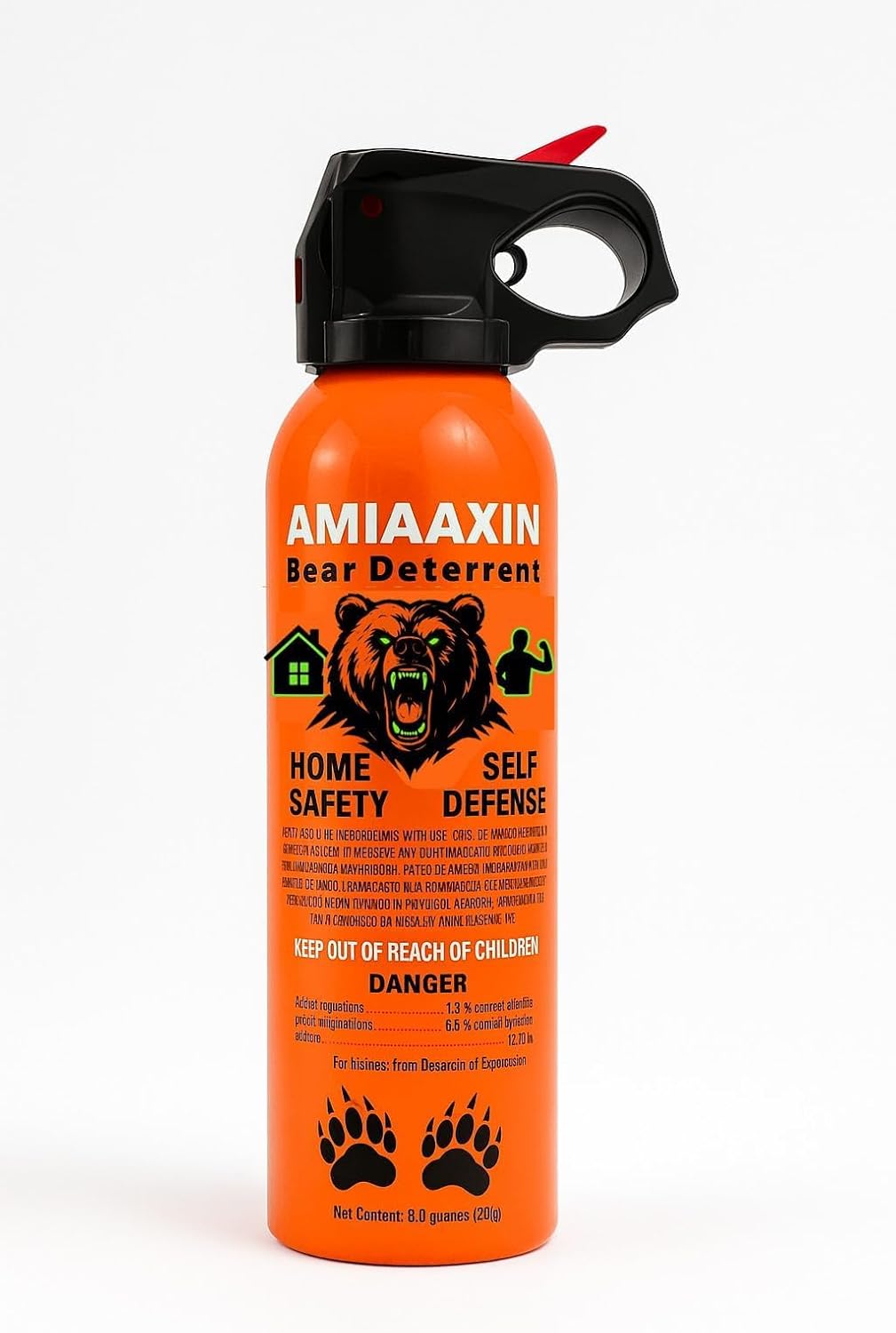 Bear Repellent Spray, Large Capacity, Safe Spray, For Outdoor Use, For Safety Support, Large Size