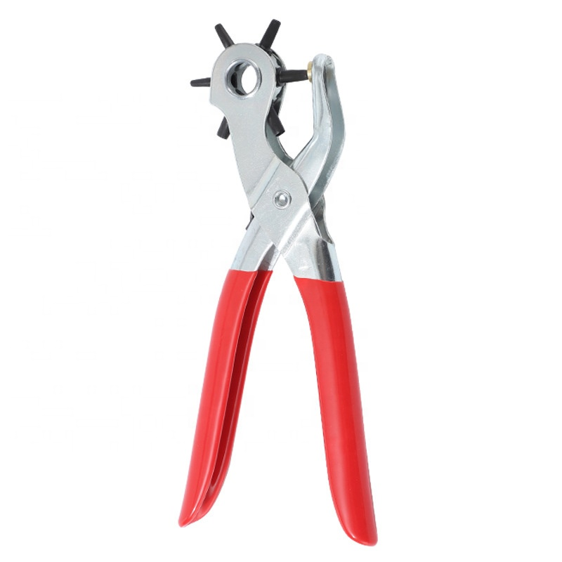 Multi functional industrial manual belt punching pliers, leather paper punching machine, metal clip