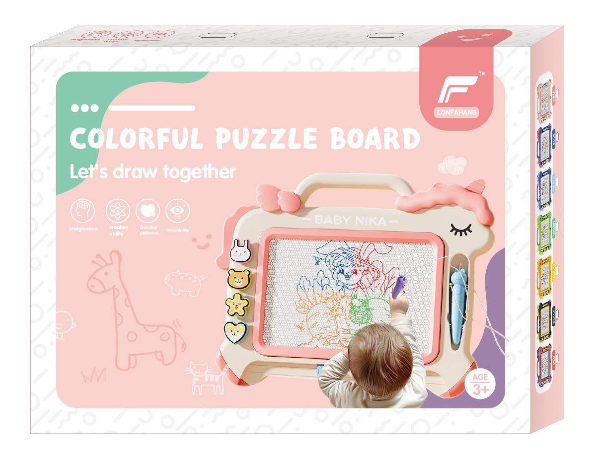 New Concept Children Chinese Gift Book PINK with Oversize Drawing Board Stand Greeting Cards Christmas Cards