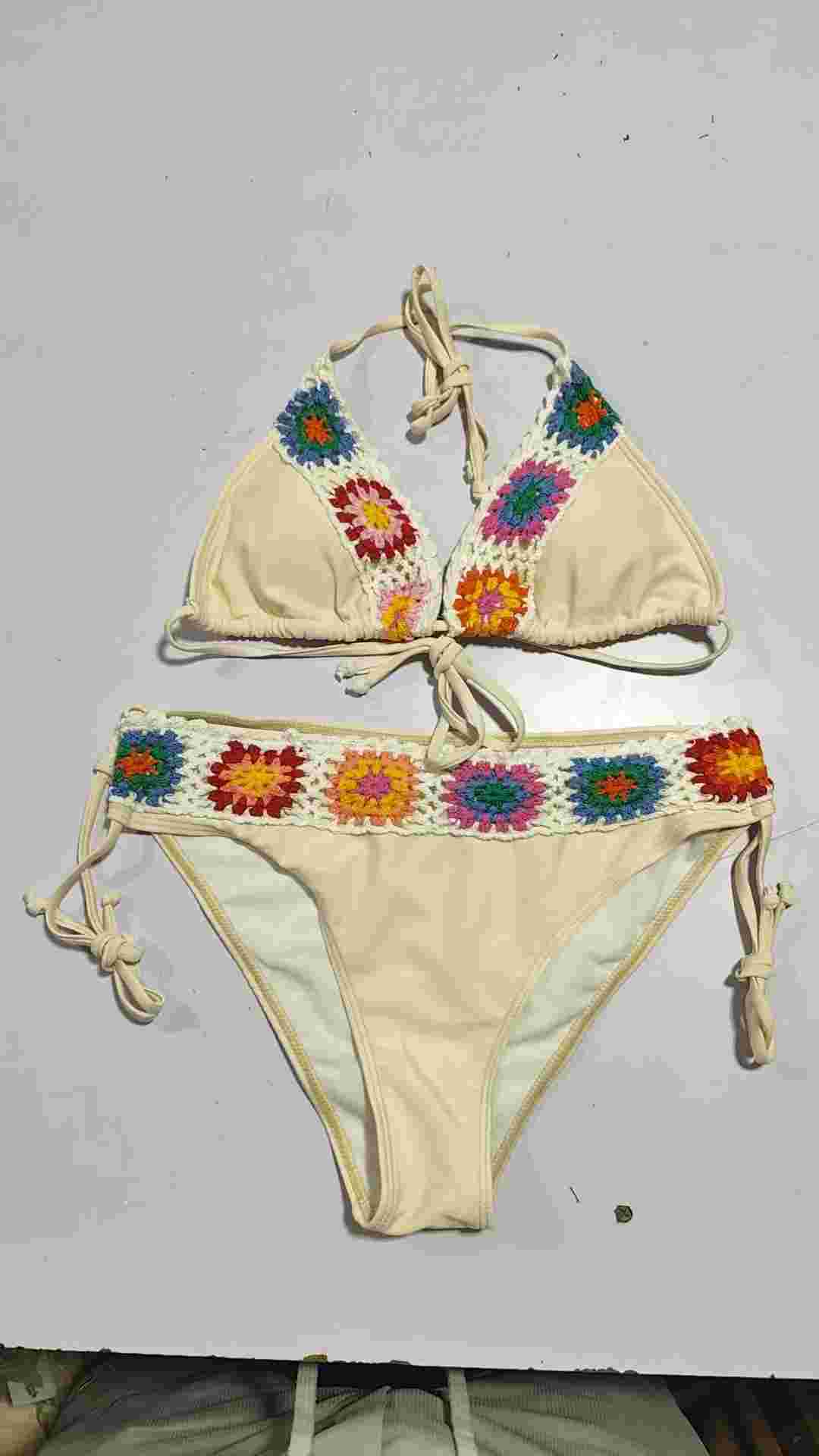 2026 New Style European American Sexy Bikini – 2-Piece Halter Push Up Swimsuit – Tie Side Low Waisted Bottom – Women‘s Fashion Beachwear – One Size & XS-XXL