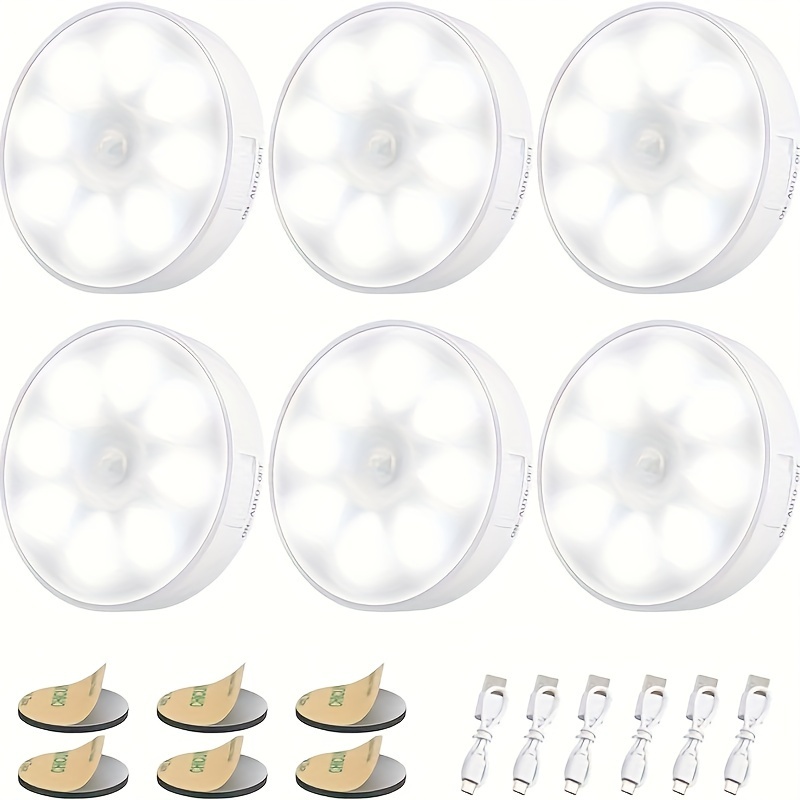 6 pieces of induction lights