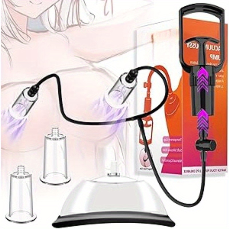 Clitoral Pump Sex Toys, Nipple Pump Sex Toys, Nipple Suckers, Increase Pleasure Vacuum Pumps, Adult Sexual Pleasure Tools, Double Nipple Suc
