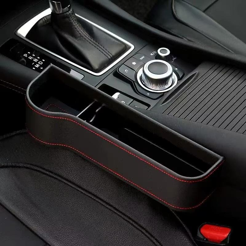 Car interior console side front seat storage box Car seat gap storage box Cup holder