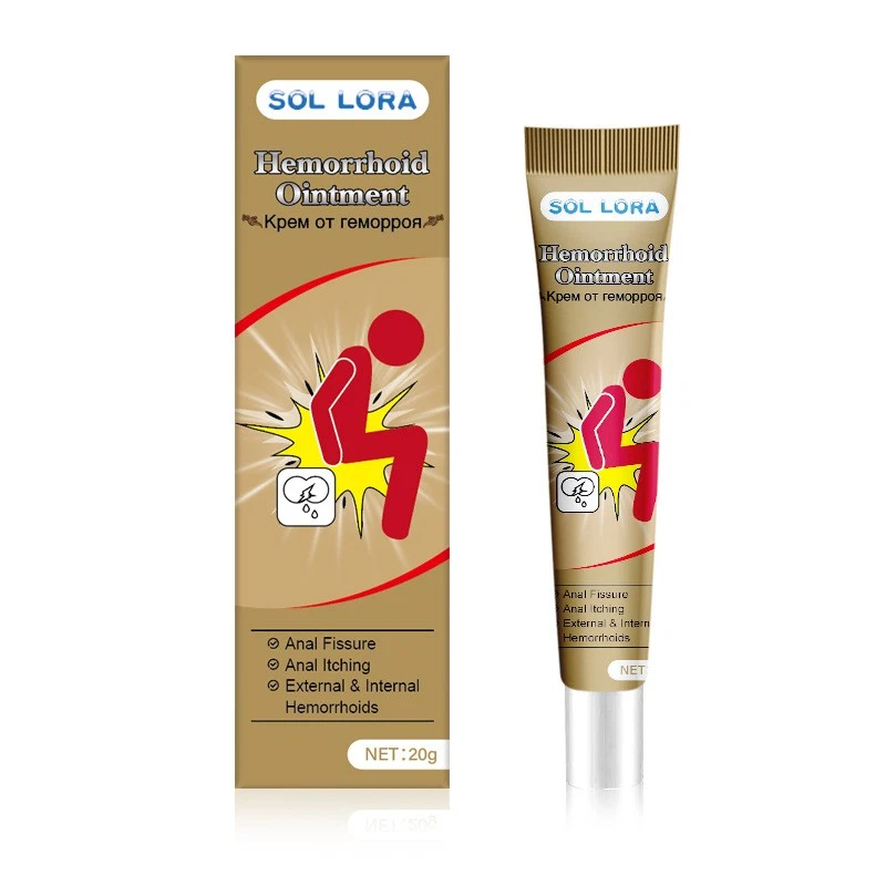 Hemorrhoids Remove Ointment Herbal Cream Relief Piles Pain Reduce Itching