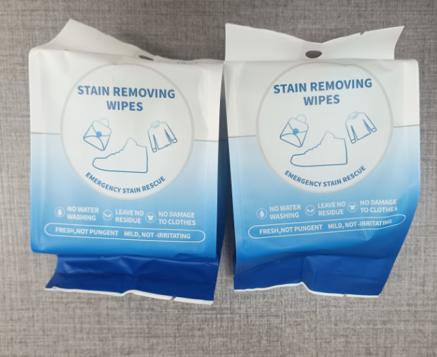 STAIN REMOVING WIPES  High Quality 20pcs/2 Box Individual Non Woven Fabric Cleaning Cloths and Shoes Eco-Friendly Wet Wipes