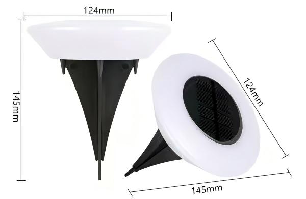 Solar UFO Garden Light White Light and Warm Light