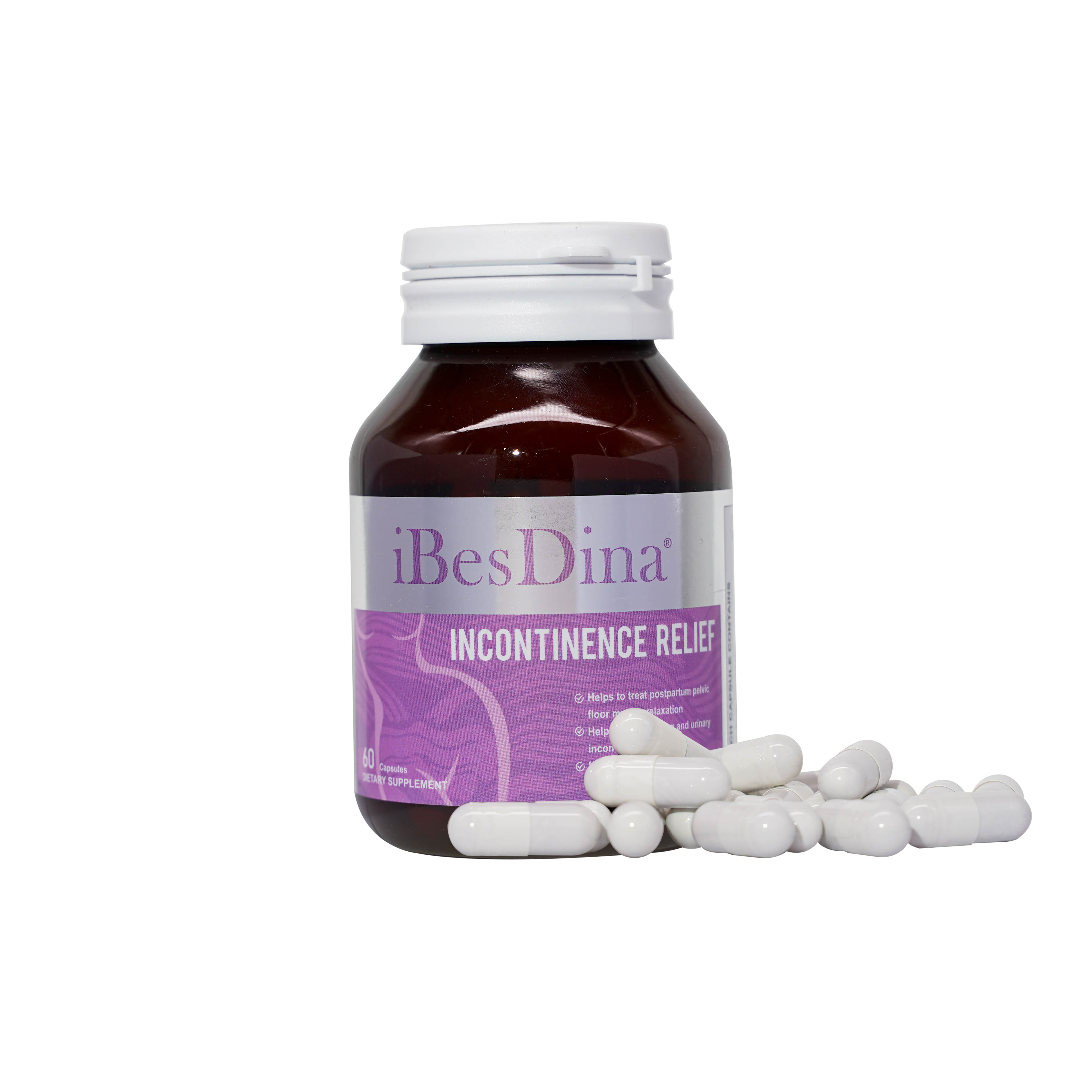 iBesDina Women‘s Wellness Capsules – 60 Count – Supports Hormonal Balance & Ovarian Health – Pelvic Floor Muscle Support – with Crataeva, Horsetail, Lindera