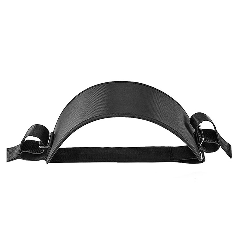 Dumbbell Hip Belt – Waist Strap for Hip Thrust & Squats – Heavy Duty Braided Nylon – Holds up to 150 lbs per Side – Black – Home Gym Accessor
