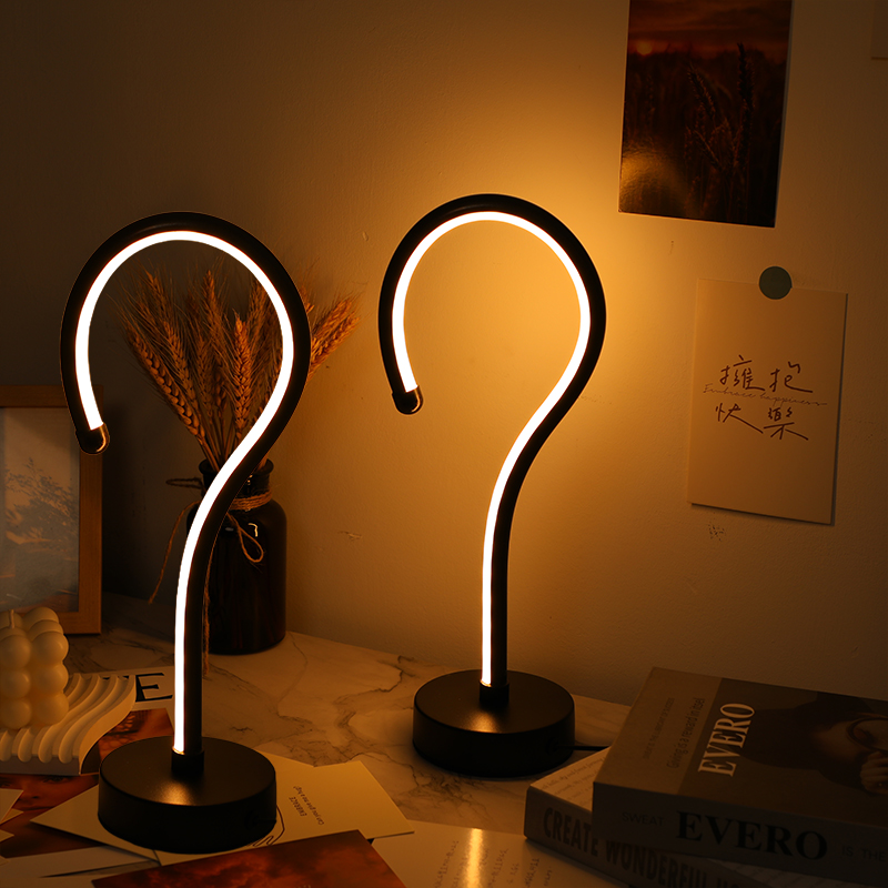Question mark (2PC black) in three colors
