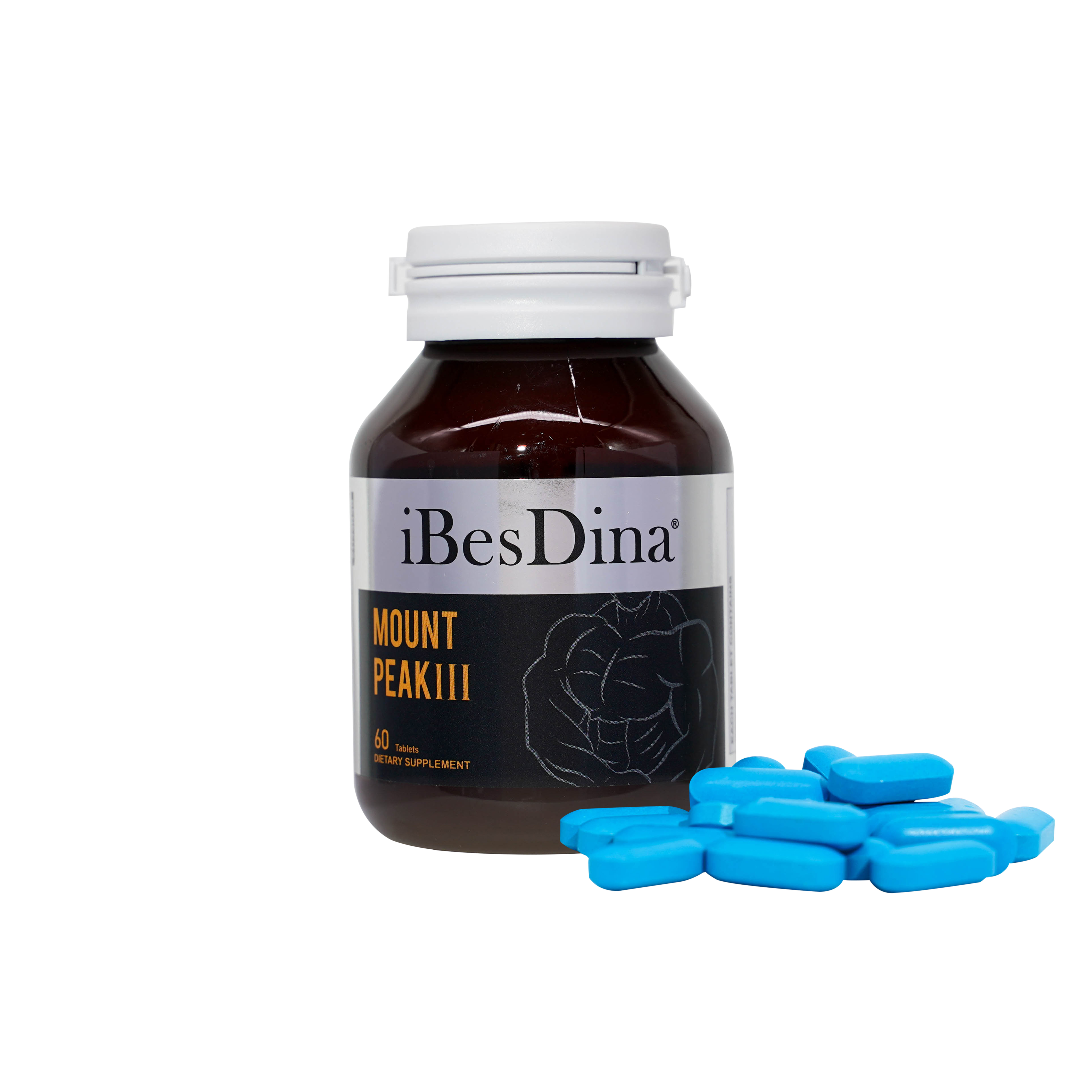 iBesDina|Mount Peak3 Tablets-Releases stress & boosts energy|Revitalizes adrenal function|Relieve Stress&Anxiety|60 Tablets