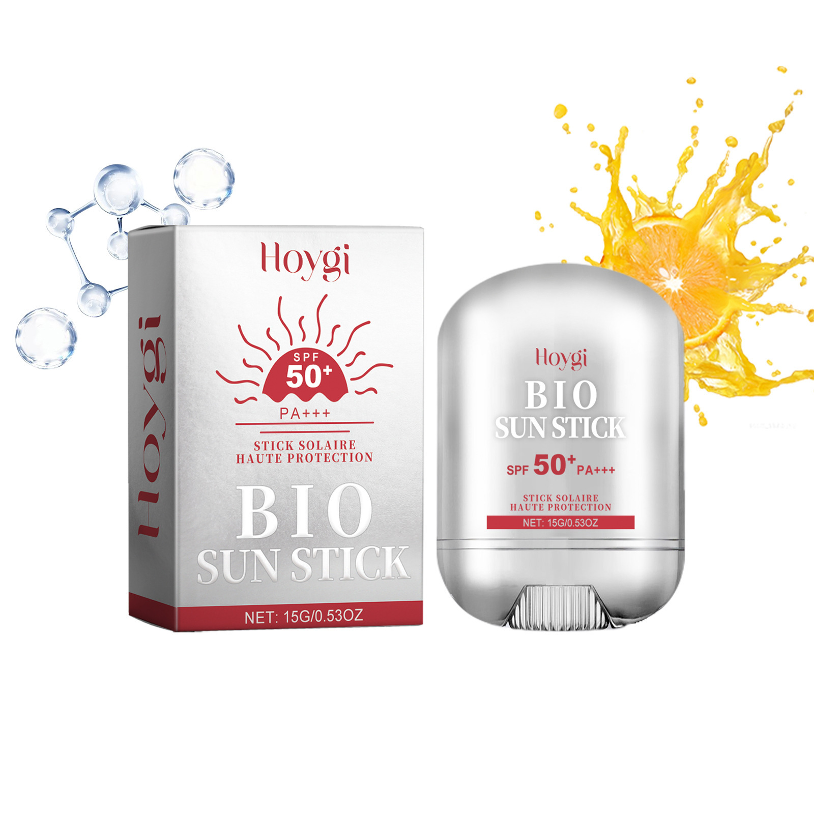 Bio Sun Stick Bio Sunscreen Stick SPF 50 Bio Sunblock Stick Sunscreen SPF 50+ Sun Cream SPF50+ for Face Body Waterproof Suncream