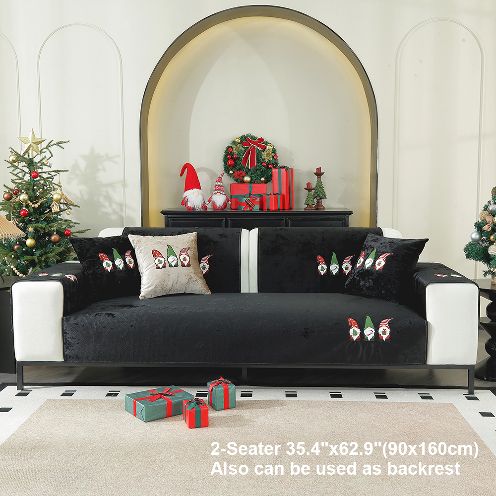 (35.4/62.9in)Sofa cushion with thick plush seat cushion, anti slip sofa cover, pillow cover, cloth towel