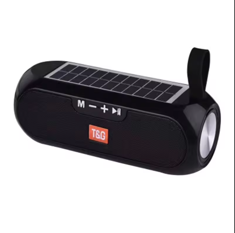 Solar Bluetooth Speaker – Outdoor Portable Wireless Speaker with FM Radio