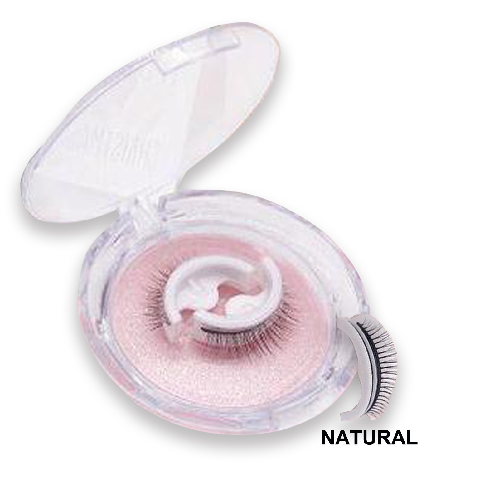 3D Layered Self-Adhesive False Eyelashes – Natural Looking, Rich Hierarchy – Makes Eyes Look Bigger, Brighter, More Attractive – Pure Handmade Chemical Fiber Lashes with Crystal Box