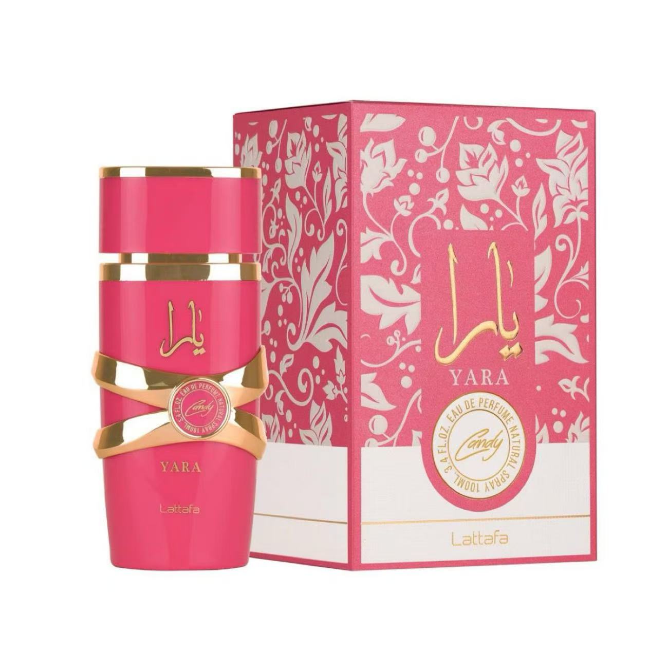 Lattafa Yara Candy - Vanilla, Fruity, Citrus, Floral - Eau de Parfum Long-Lasting Fragrance for Women, 3.40 Ounce / 100 ml