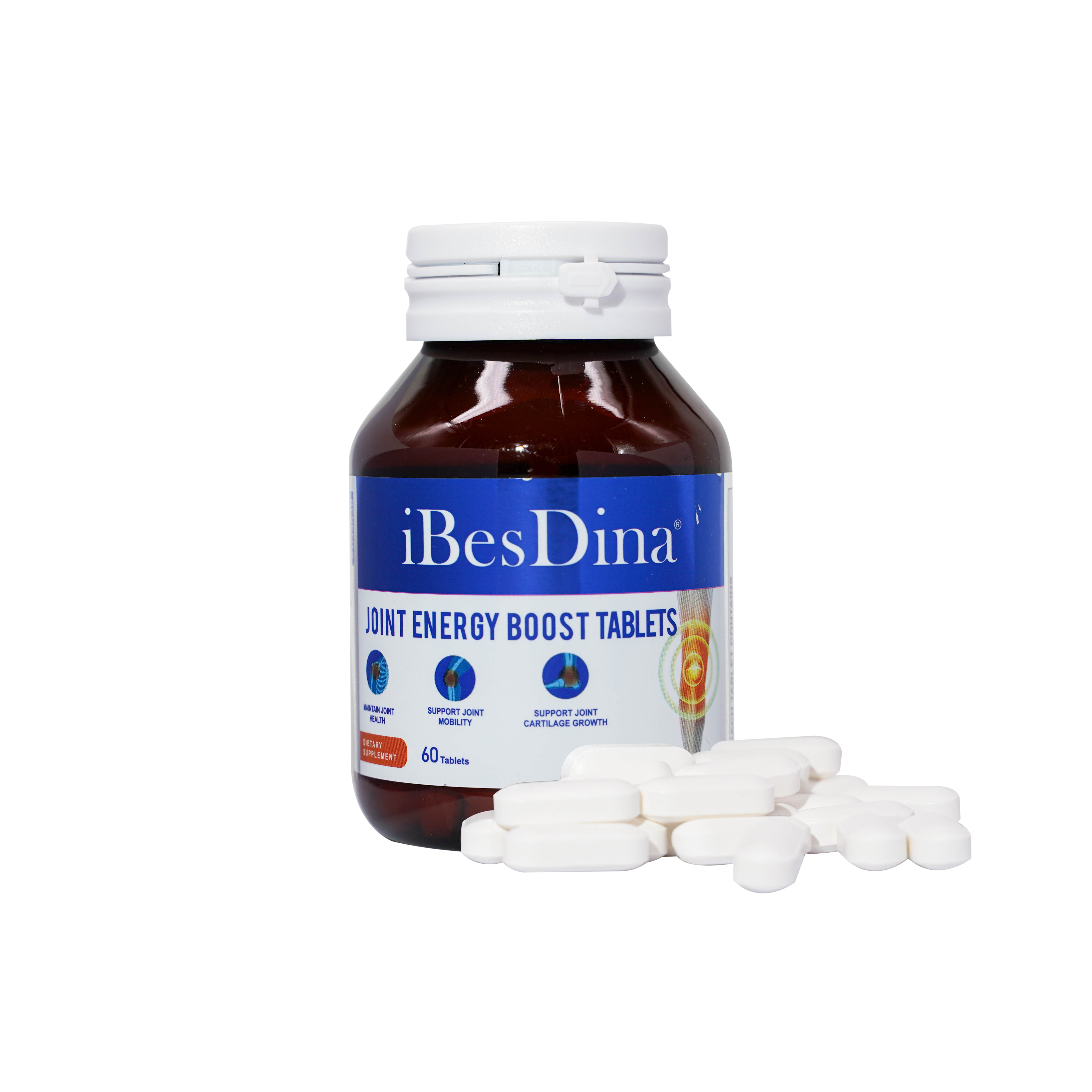 iBesDina|Joint Energy Boost Tablets|Extra strong joint and flexibility support. Maintain joint health. Suitable for women and men.