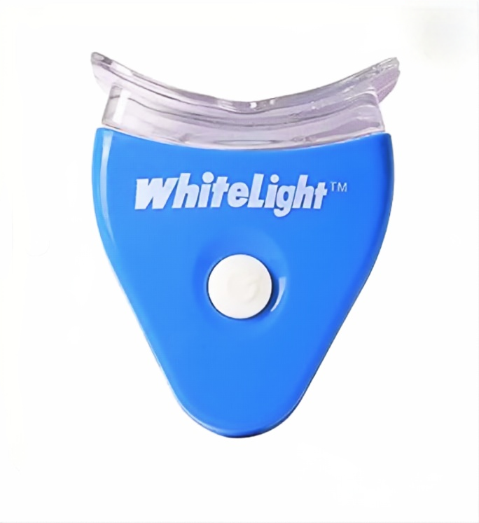 White Vegan Teeth Whitening Kit with LED Light – Natural & Organic Peroxide Gel – 5X Blue Light – BPA Free Medical Grade Silicone Tray – Removes Coffee Wine Tobacco Stains – Professional Whitening